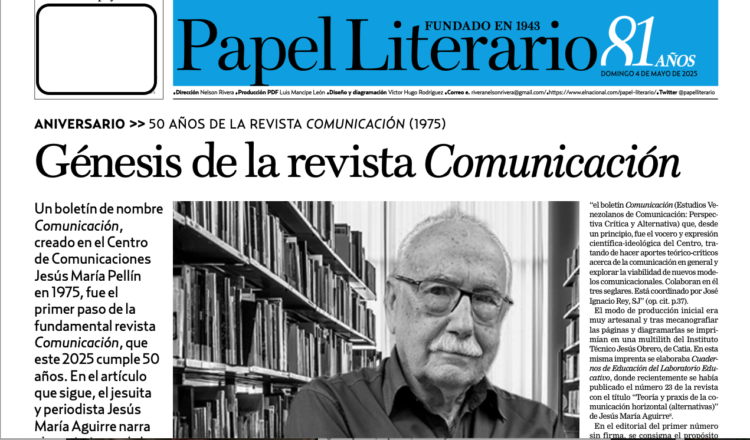 Los 50 años de Comunicación en el Papel Literario